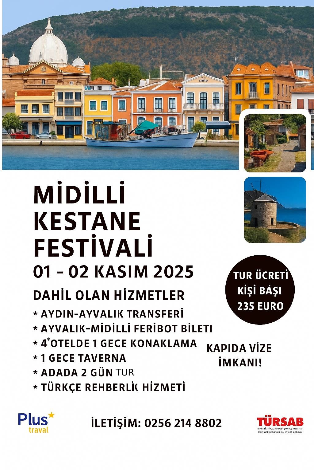 Midilli Kestane Festivali Afişi